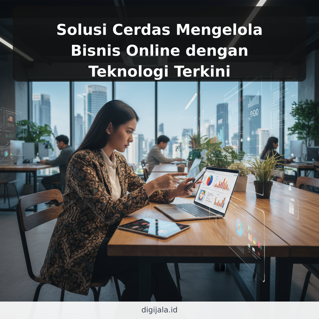 Solusi Cerdas Mengelola Bisnis Online dengan Teknologi Terkini