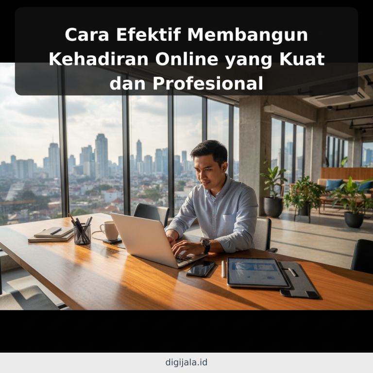 Cara Efektif Membangun Kehadiran Online yang Kuat dan Profesional