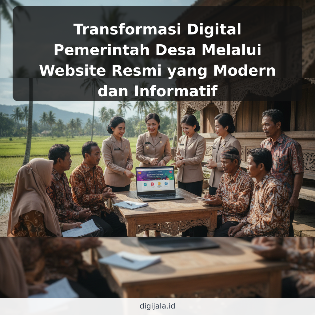 Transformasi Digital Pemerintah Desa Melalui Website Resmi yang Modern dan Informatif