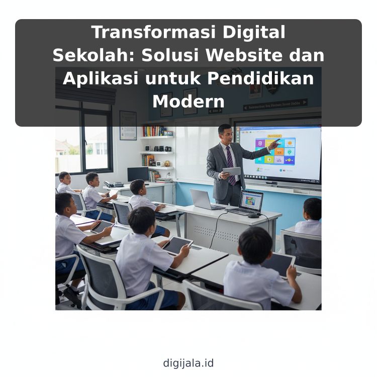 Transformasi Digital Sekolah: Solusi Website dan Aplikasi untuk Pendidikan Modern