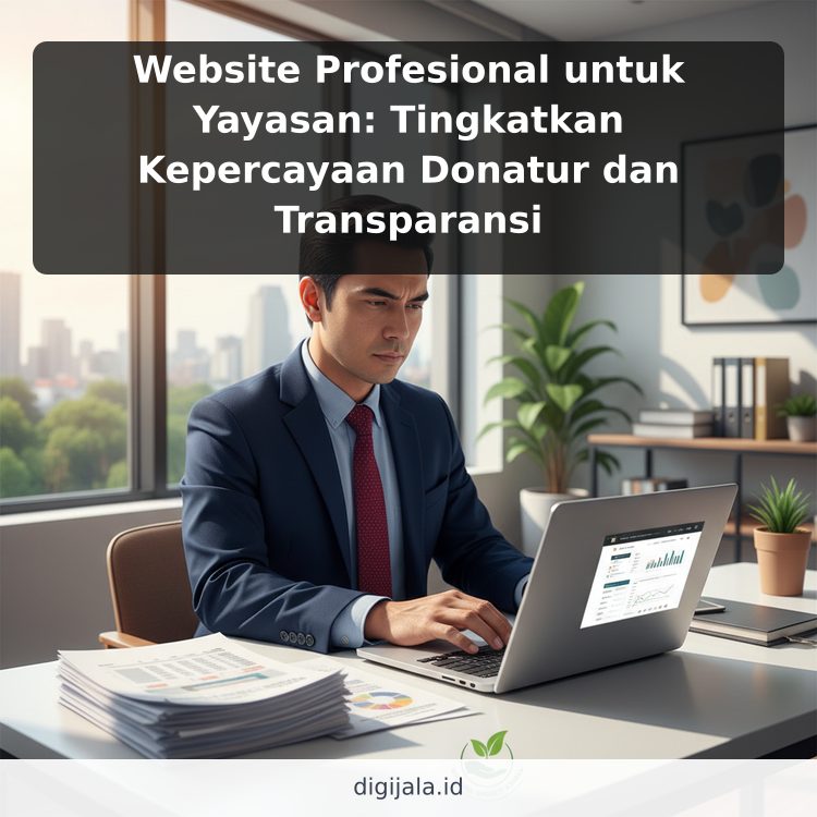 Website Profesional untuk Yayasan: Tingkatkan Kepercayaan Donatur dan Transparansi
