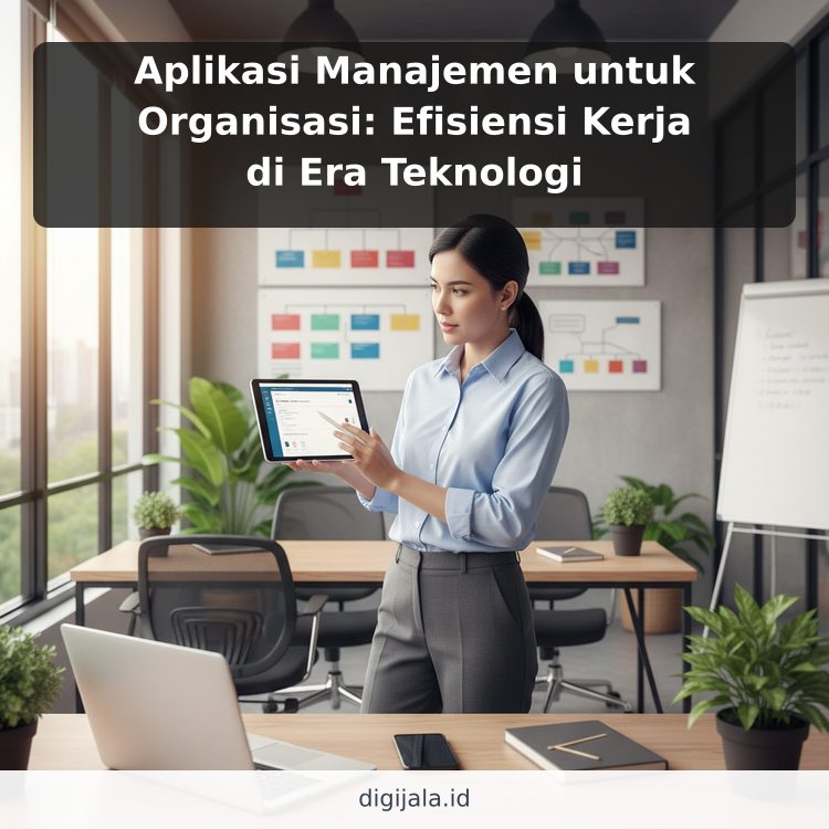 Aplikasi Manajemen untuk Organisasi: Efisiensi Kerja di Era Teknologi