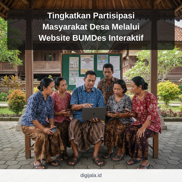 Tingkatkan Partisipasi Masyarakat Desa Melalui Website BUMDes Interaktif